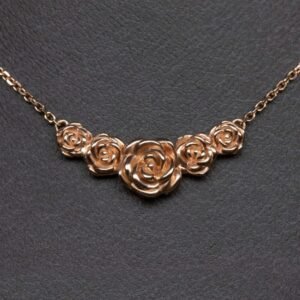 Floral Diamond Necklace Set 